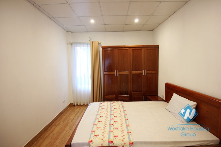 Nice apartment with one bedroom and two bathrooms for rent in Au Co, Tay Ho, Ha Noi